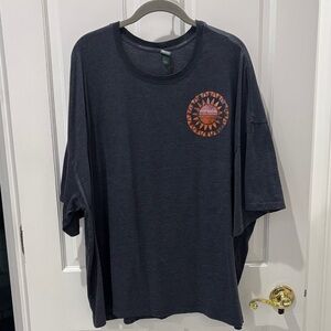 wild fable Charcoal Tee with Orange Sun Graphic